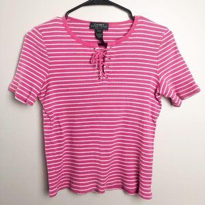 Lauren Ralph Lauren Lace Up Baby Tee